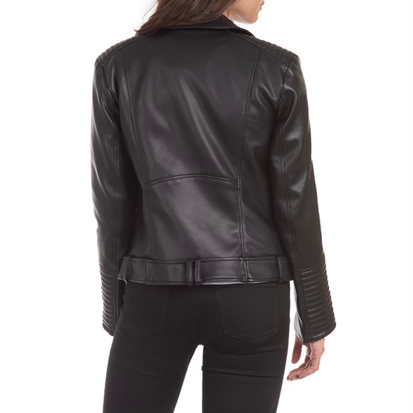 Kendall & Kylie Faux Leather Moto Jacket - Picture 2 of 3